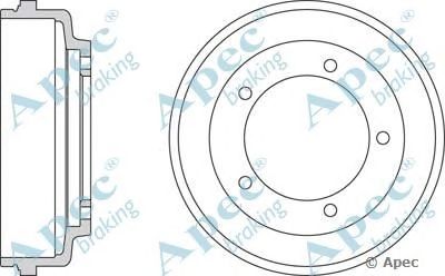 APEC BRAKING drm9712 -  Тормозной барабан